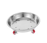 UPKOCH Vassoio per Vasi di Fiori Piante Ruote Girevoli Supporto per Piante A Forma di Cuore Portacandele Ruote per Fioriere con Ruote Rulli per Piante Resistenti Sottobicchieri in