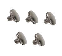 UPKOCH Viti ad Anello per Tromba Set da 5 Pezzi, Accessori per Strumenti Musicali in Metallo Argento, Parti Pratiche Compatte e Leggere per Trombettisti, Sostituzione per Trombe Standard