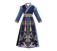 Uplateng Ragazzi Intrattenimento Musiche E Canzoni Stage Outfit Abito Cinese Tang Suit Bambini Antico Cinese Tradizionale Spadaccino Costume Cosplay Abbigliamento per Bambini 110-160 cm (Color B,150)