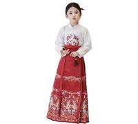 Uplateng Ragazzi Intrattenimento Musiche E Canzoni Stage Outfit Abito Cinese Tang Suit Bambini Antico Cinese Tradizionale Spadaccino Costume Cosplay Abbigliamento per Bambini 110-160 cm (Color C,130)