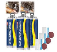 Upliftjoys Enhanced Casting Glue, Metal Repair Glue Heavy Duty, Strong Foundry Glues, High Temperature Resistant, Long Lasting, for Metals Defects and Repairs (3 Set)