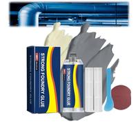 Upliftjoys Enhanced Casting Glue, Metal Repair Glue Heavy Duty, Strong Foundry Glues, High Temperature Resistant, Long Lasting, for Metals Defects and Repairs (1 Set)