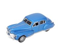 Uplory Classic Car Toy Model, Simulazione Educativa, Scala 1:32, Modello di Auto d'Epoca da Collezione, Decorazione per Bambini, Modello di Auto con Azione Pull Back e Porte Apribi (Blu)