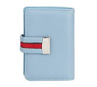 Uplory Porta biglietti da visita, Porta carte per donna Rfid in pelle PU antismagnetizzazione, Porta carte Porta carte per donne che viaggiano per attività all'aperto (Blue)