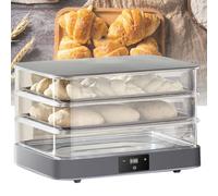 UPLTOE Macchina per la lievitazione elettrica 40L,Scatola per lievitazione del Pane in casa,con Tempo Temperatura Regolabili,Controllo Una fermentazione Uniforme,Perfetta per Domestico