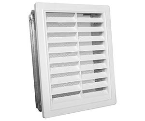 Upmann Griglia di ventilazione artificiale, 10 x 28 m, telaio e piastrella, bianco, 1 pezzo, 50164