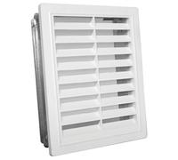 UPMANN Griglia di ventilazione con zanzariera e telaio di montaggio