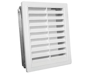 UPMANN Griglia di ventilazione con zanzariera e telaio di montaggio