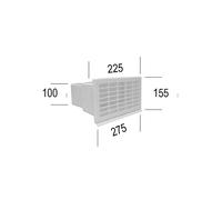 UPMANN Griglia esterna con valvola di non ritorno