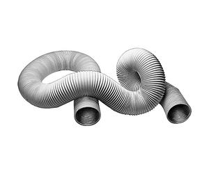 UPMANN Tubo di ventilazione in PVC