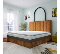 UpNap Didy | Topper in Memory Foam a 9 zone | Coprimaterasso Anallergico | Alto 5, 7 e 10 cm | Sfoderabile con Zip | Lavabile | Angoli con elastici (Una piazza e mezza | 120 x 190, 10 cm)