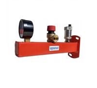 Uponor Gruppo di sicurezza Fluvia 6 bar con manometro, valvola di sicurezza e sfiato automatico