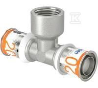 Uponor S-Press PLUS Tee filettato 20-Rp1/2"FT-20 1070596