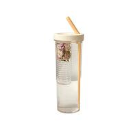Uposao Bicchieri in Plastica Riutilizzabili Con Coperchio E Cannuccia 700 ML Tazza Dell'acqua Trasparente Di Grande Capacità Filtro Portatile Per Bottiglia Per Casa, Palestra, Ufficio
