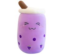 Uposao Boba Peluche Cuscino, Morbido Peluche Boba Tea Cuscino Di Peluche Cuscino Decorativo a Forma Di Coppa Riempito Giocattolo Farcito, Regalo Per Bambini Ragazzi Compleanno Natale, 50cm