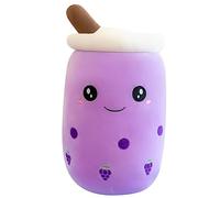 Uposao Boba Peluche Cuscino, Morbido Peluche Boba Tea Cuscino Di Peluche Cuscino Decorativo a Forma Di Coppa Riempito Giocattolo Farcito, Regalo Per Bambini Ragazzi Compleanno Natale, 35cm