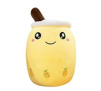 Uposao Boba Peluche Cuscino, Morbido Peluche Boba Tea Cuscino Di Peluche Cuscino Decorativo a Forma Di Coppa Riempito Giocattolo Farcito, Regalo Per Bambini Ragazzi Compleanno Natale, 24cm