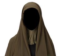 Uposao Donna musulmana Hijab Chiffon Sciarpa lunga Scialle Donna Fasce musulmane Copricapo Turbante Sciarpe Scialle velato Berretto islamico traspirante Velo senza lacci
