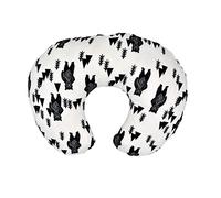 Uposao Fodera per Cuscino per Allattamento per maternità, Neonato Elastico Sostituibile Che Allatta Federa a Forma di U Federe per Cuscino per Allattamento per Donne Incinte,55x40cm