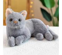 Uposao Gatto Giocattolo Peluche Simulazione Del Gatto Realistico Ragdoll Gatto Figa Peluche Bambola Giocattolo Gattino Figura Farcita Ornamento Kitten Modello Gatto Animale