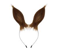 Uposao Kawaii, coniglio volpe, fascia per capelli, forcina per conigli, cosplay, peluche, orecchie di coniglio, fascia per Halloween, giorno del Ringraziamento, feste, cosplay