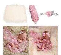 Uposao Set di 3 accessori di scena per neonati, per neonati, per neonati, per neonati, per neonati, per bambini, per fotografia, fai da te