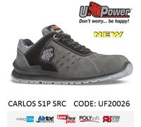 UPOWER SCARPA LAVORO ANTINFORTUNISTICA ALTA PROTEZIONE S1P SRC CARLOS U-POWER+