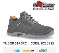 Upower Scarpa Lavoro Antinfortunistica S1P SRC Pelle scamosciata TUDOR U-POWER.