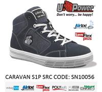 UPOWER Scarpa Scarponcino Antinfortunistica Alta SRC S1P CARAVAN U-POWER SN10056