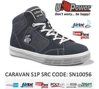 UPOWER Scarpa Scarponcino Antinfortunistica Alta SRC.S1P CARAVAN U-POWER SN10056