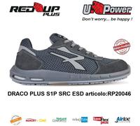 UPOWER SCARPE ANTINFORTUNISTICA DRACO PLUS S1P SRC ESD U-POWER RED UP PLUS