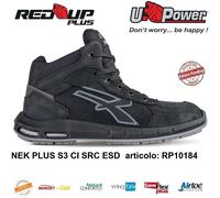 UPOWER SCARPE ANTINFORTUNISTICA NEK PLUS S3 CI SRC ESD U-POWER RED UP PLUS