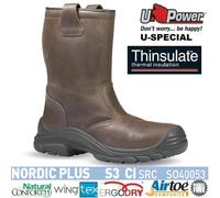 UPOWER SCARPE ANTINFORTUNISTICA STIVALI NORDIC PLUS S3 CI SRC U-POWER SO40053 +