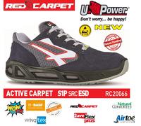UPOWER SCARPE LAVORO ANTINFORTUNISTICA ACTIVE CARPET S1P SRC ESD U-POWER +