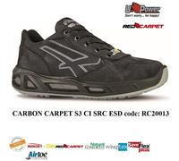 UPOWER SCARPE LAVORO ANTINFORTUNISTICA CARBON CARPET S3 CI SRC ESD U-POWER +