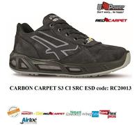 UPOWER SCARPE LAVORO ANTINFORTUNISTICA CARBON CARPET S3 CI SRC ESD U-POWER