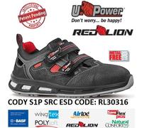 UPOWER SCARPE LAVORO ANTINFORTUNISTICA CODY S1P SRC ESD U-POWER RL30316