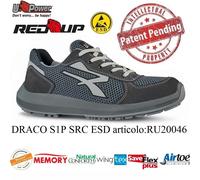 UPOWER SCARPE LAVORO ANTINFORTUNISTICA DRACO S1P SRC ESD U-POWER RU20046 RED UP