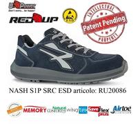 UPOWER SCARPE LAVORO ANTINFORTUNISTICA NASH S1P SRC ESD U-POWER RU20086 RED UP +