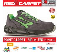 UPOWER SCARPE LAVORO ANTINFORTUNISTICA POINT CARPET S1P SRC ESD U-POWER RC20036