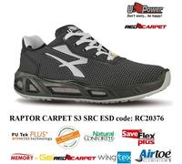 UPOWER SCARPE LAVORO ANTINFORTUNISTICA RAPTOR CARPET S3 SRC ESD U-POWER +