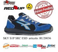 UPOWER SCARPE LAVORO ANTINFORTUNISTICA SKY S1P SRC ESD U-POWER RU20036 RED UP +