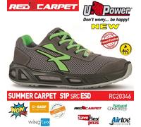 UPOWER SCARPE LAVORO ANTINFORTUNISTICA SUMMER CARPET S1P SRC ESD U-POWER