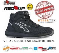 UPOWER SCARPE LAVORO ANTINFORTUNISTICA VELAR S3 SRC ESD U-POWER RU10124 RED UP