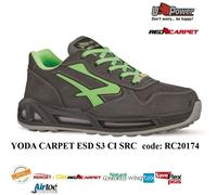 UPOWER SCARPE LAVORO ANTINFORTUNISTICA YODA CARPET ESD S3 CI SRC ESD U-POWER +