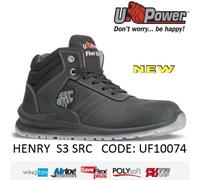 UPOWER SCARPE LAVORO ANTINFORTUNISTICHE ALTA PROTEZIONE S3 SRC HENRY U-POWER