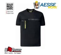 Upower T-Shirt uomo in tessuto con tecnologia HeiQ Smart termoregolante