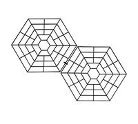 UPP Griglia di protezione per laghetto | [20 pezzi] Repellente per uccelli e gatti senza rete di protezione per laghetti | Copertura perfetta per il laghetto da pesci per la protezione da schizzi e