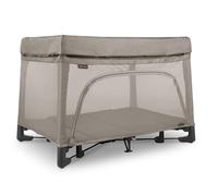 UPPAbaby Remi Playard, lettino portatile Deluxe 3 in 1, culla da viaggio, culla da viaggio, culla in rete, materasso, coprimaterasso in cotone biologico + custodia inclusa, pozzi (grigio talpa scuro)
