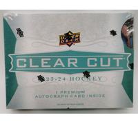 Upper Deck NHL Clear Cut Hockey Hobby Box 2023-24